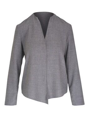 Peter Cohen Gray 100% Cashmere Challis House Minimalist Lagenlook  Blouse